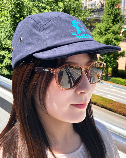 【数量限定】ブランドロゴ　ジェットキャップ　ネイビー